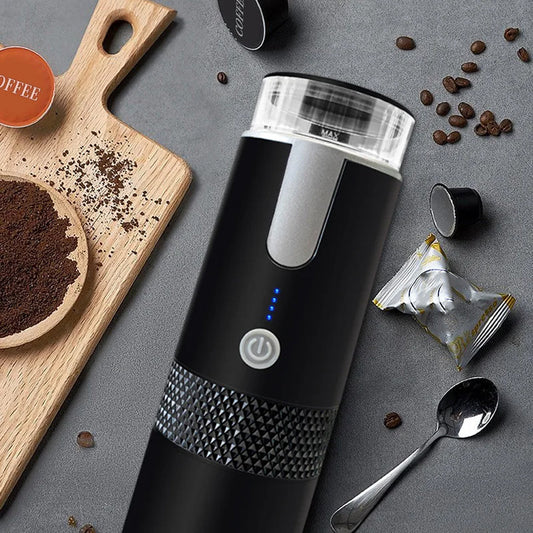 Portable Espresso-Compatible Electric Coffee Maker for Travel