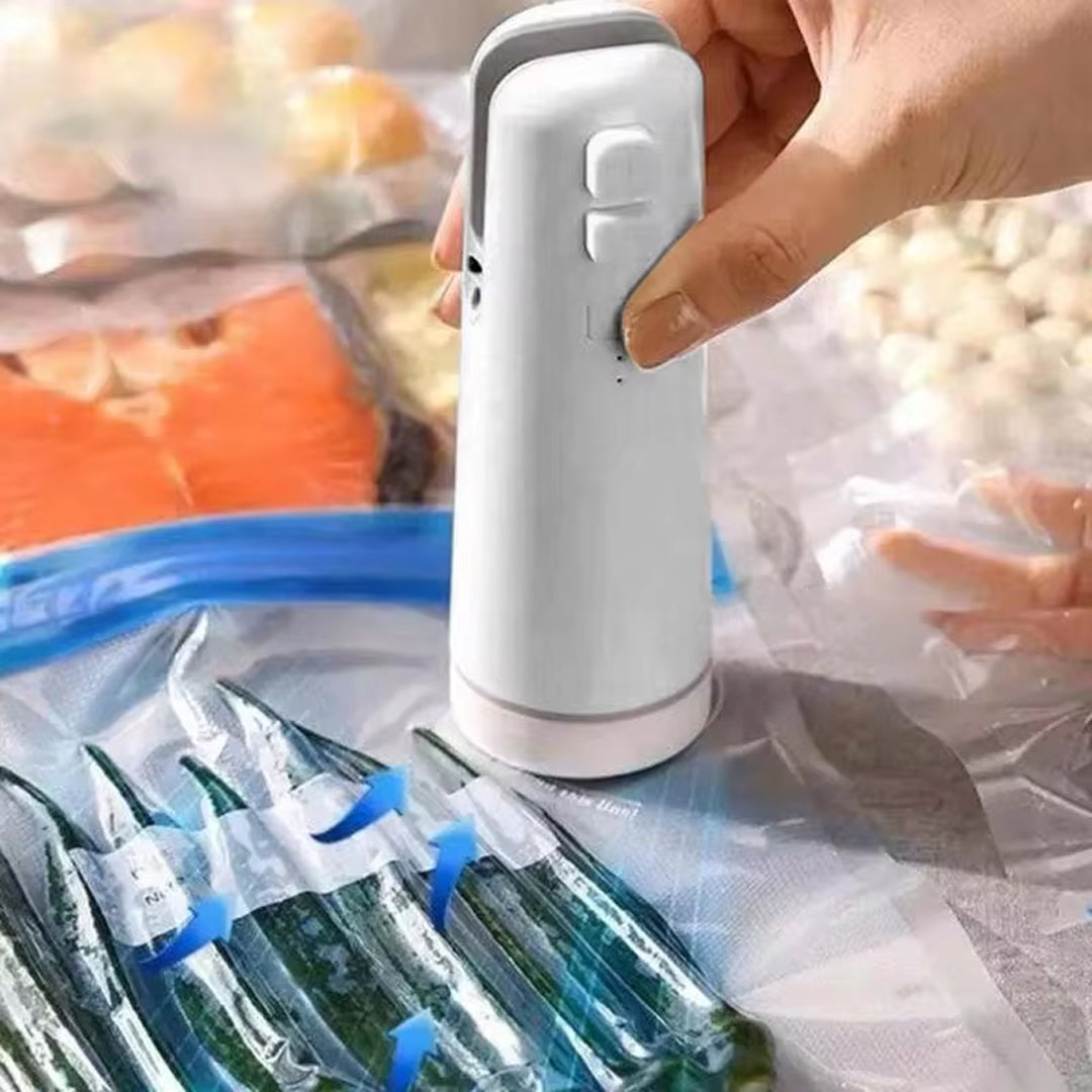 Mini Handheld Electric Vacuum Sealer for Food Preservation