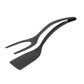2-in-1 Nylon Flip Tongs and Egg Spatula for Cooking and Serving
