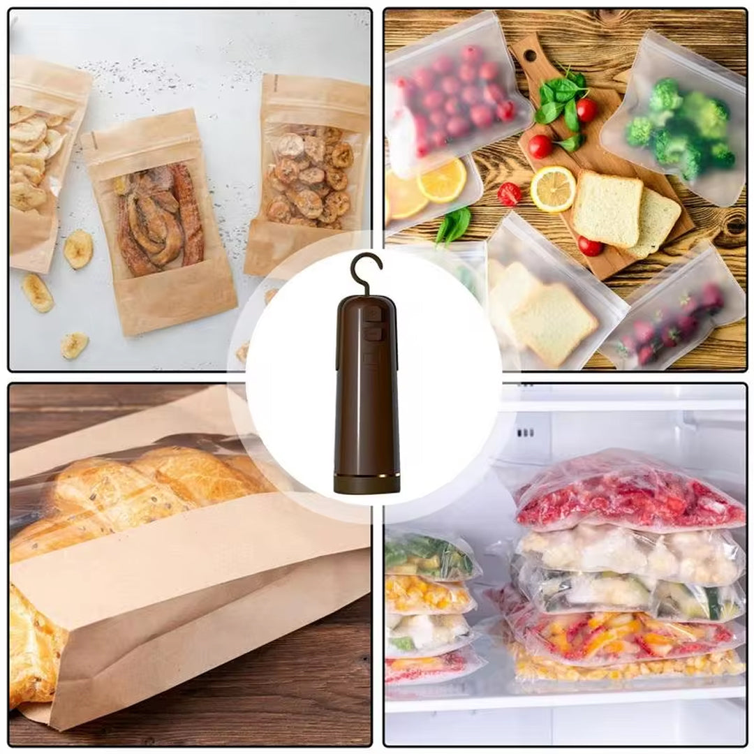 Mini Handheld Electric Vacuum Sealer for Food Preservation