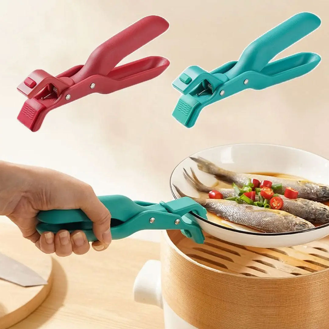Silicone Anti-Slip Smart Clipper for Cooking and Serving