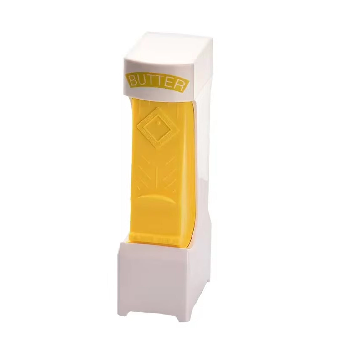 Portable Butter and Cheese Slicer with Automatic Squeeze Dispenser