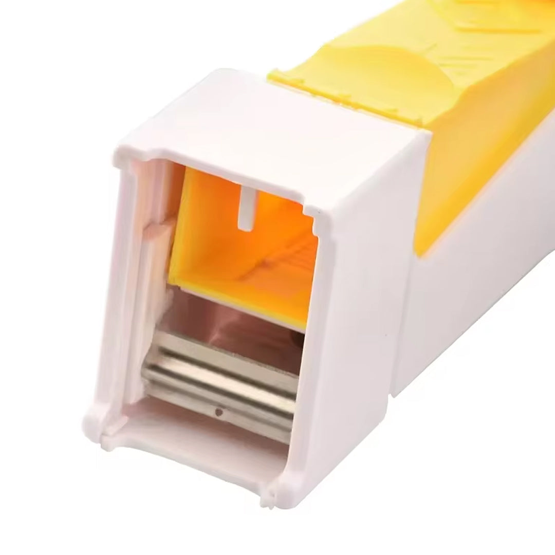 Portable Butter and Cheese Slicer with Automatic Squeeze Dispenser