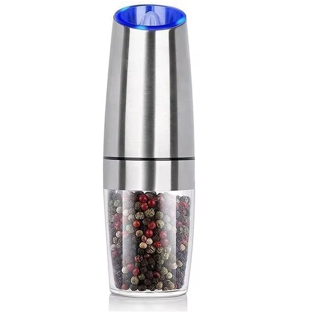Premium Electric Salt and Pepper Grinder with Adjustable Coarseness and LED Light