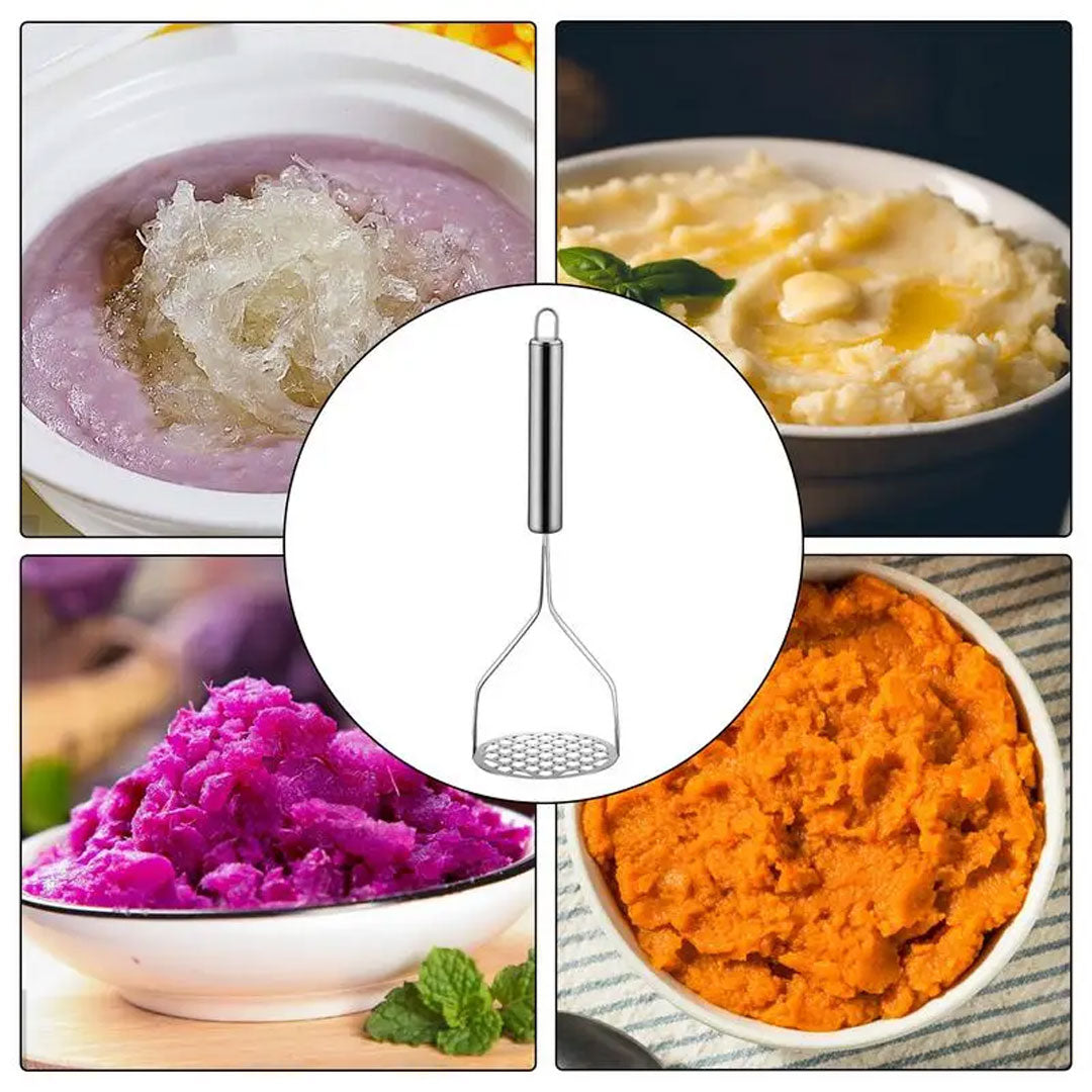 Stainless Steel Masher for Effortless Food Prep
