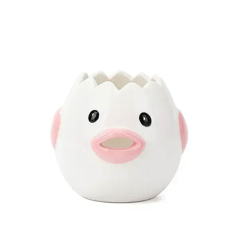 Cute Cartoon Egg Separator for Easy Egg White Separation