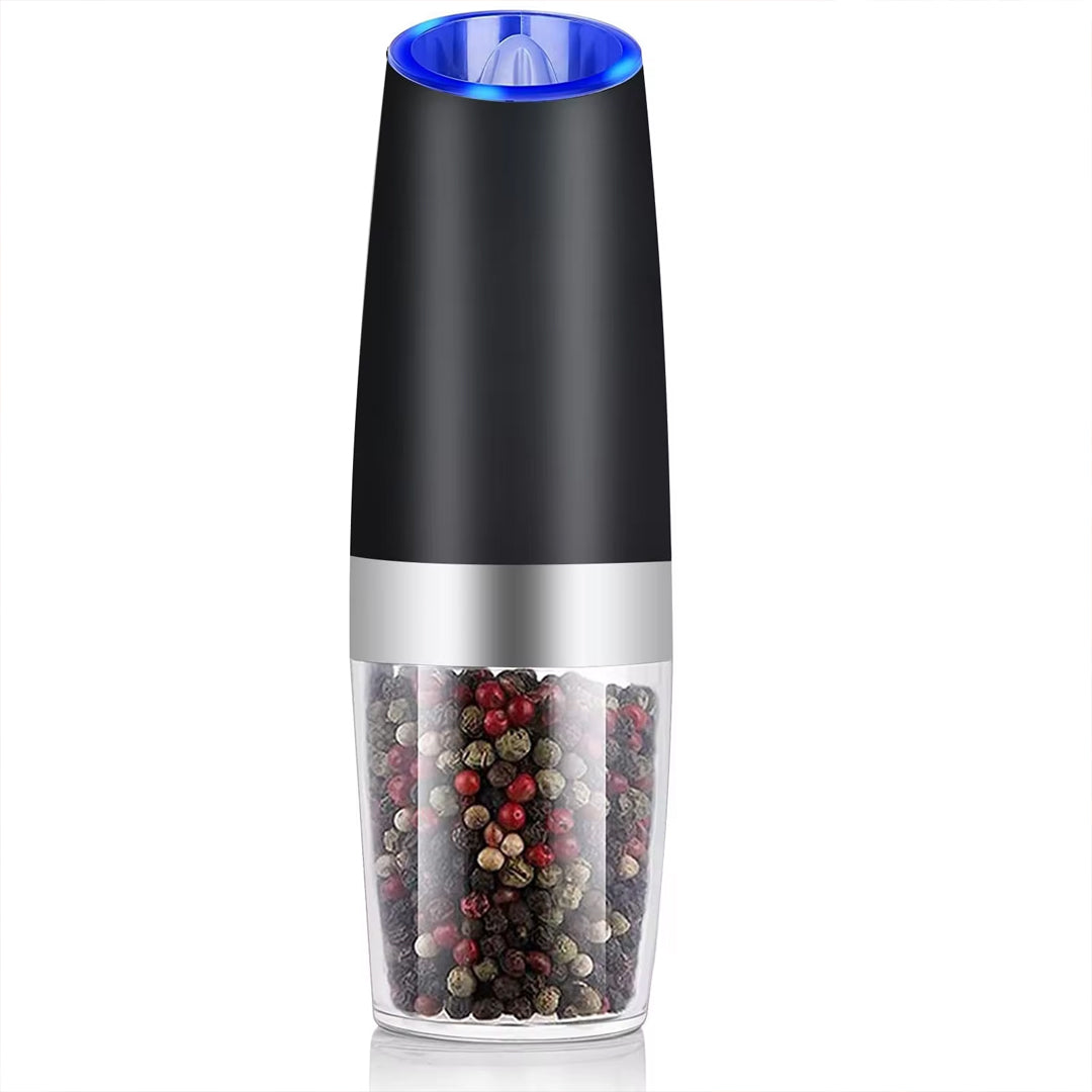 Premium Electric Salt and Pepper Grinder with Adjustable Coarseness and LED Light