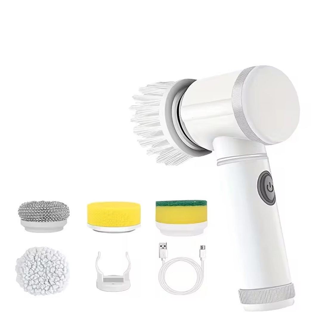 5-in-1 Cordless Electric Spin Scrubber Cleaning Brush - USB Rechargeable