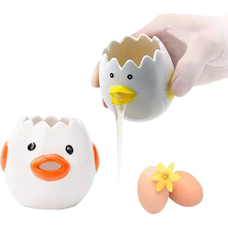 Cute Cartoon Egg Separator for Easy Egg White Separation