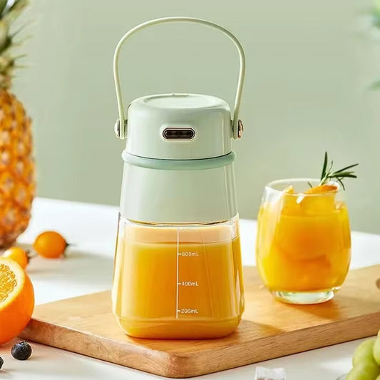 500ml Portable Wireless Electric Juicer Blender with Rechargeable 1500mAh Battery