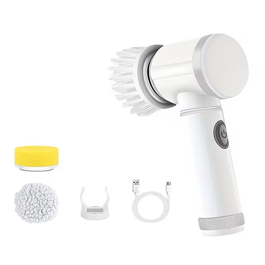 5-in-1 Cordless Electric Spin Scrubber Cleaning Brush - USB Rechargeable