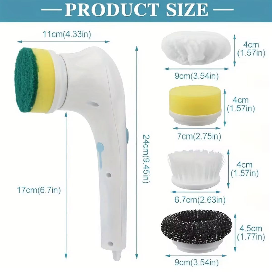 Electric Rotary Cleaning Brush for Efficient Scrubbing