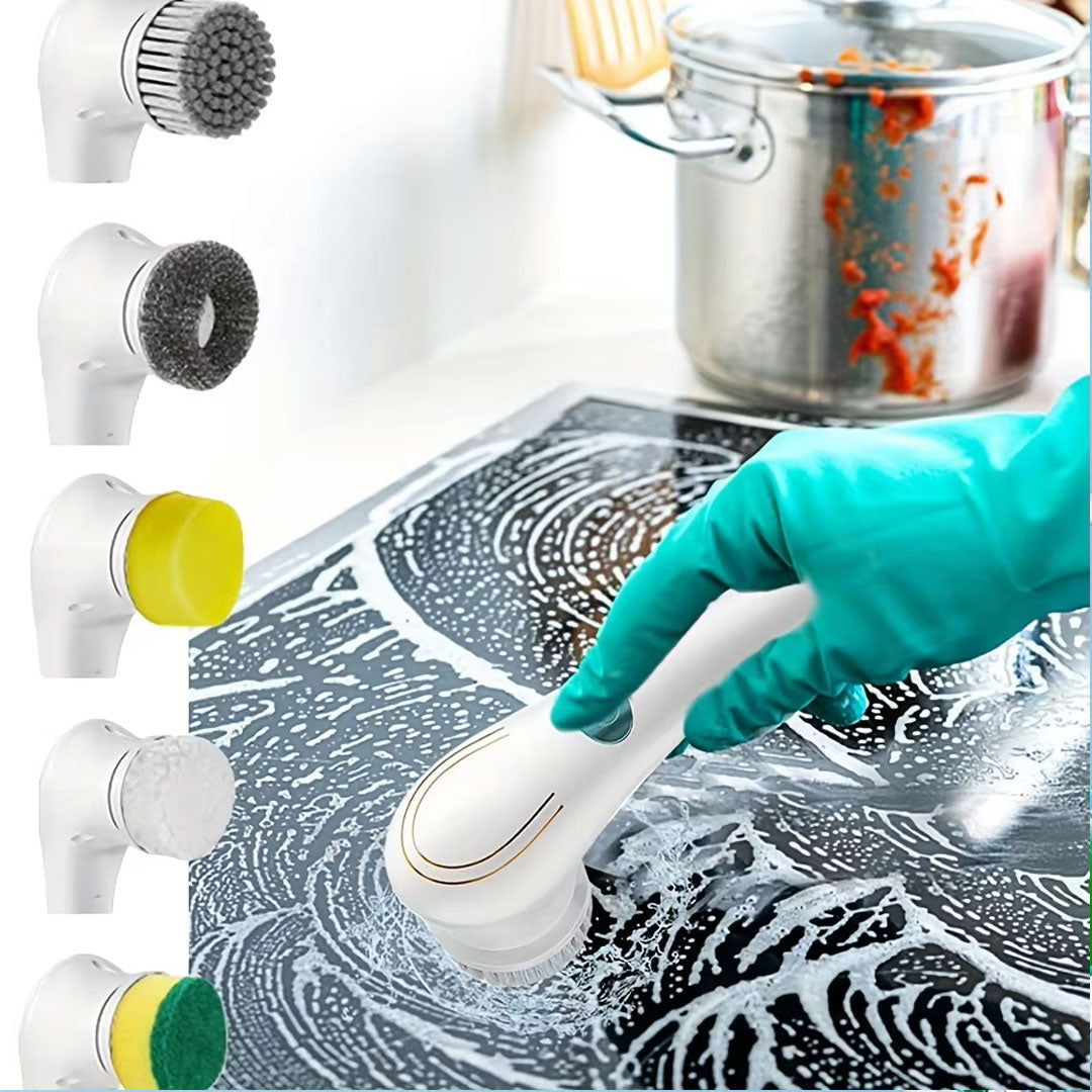 Electric Rotary Cleaning Brush for Efficient Scrubbing