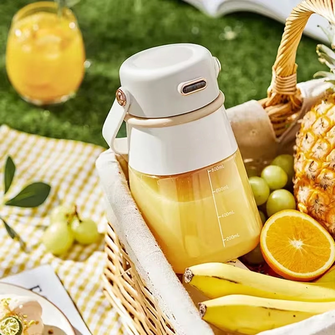 500ml Portable Wireless Electric Juicer Blender with Rechargeable 1500mAh Battery