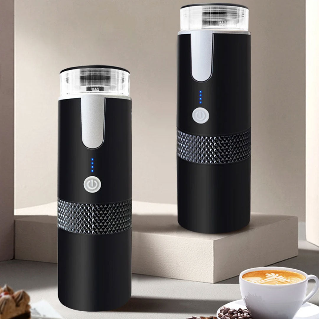 Portable Espresso-Compatible Electric Coffee Maker for Travel