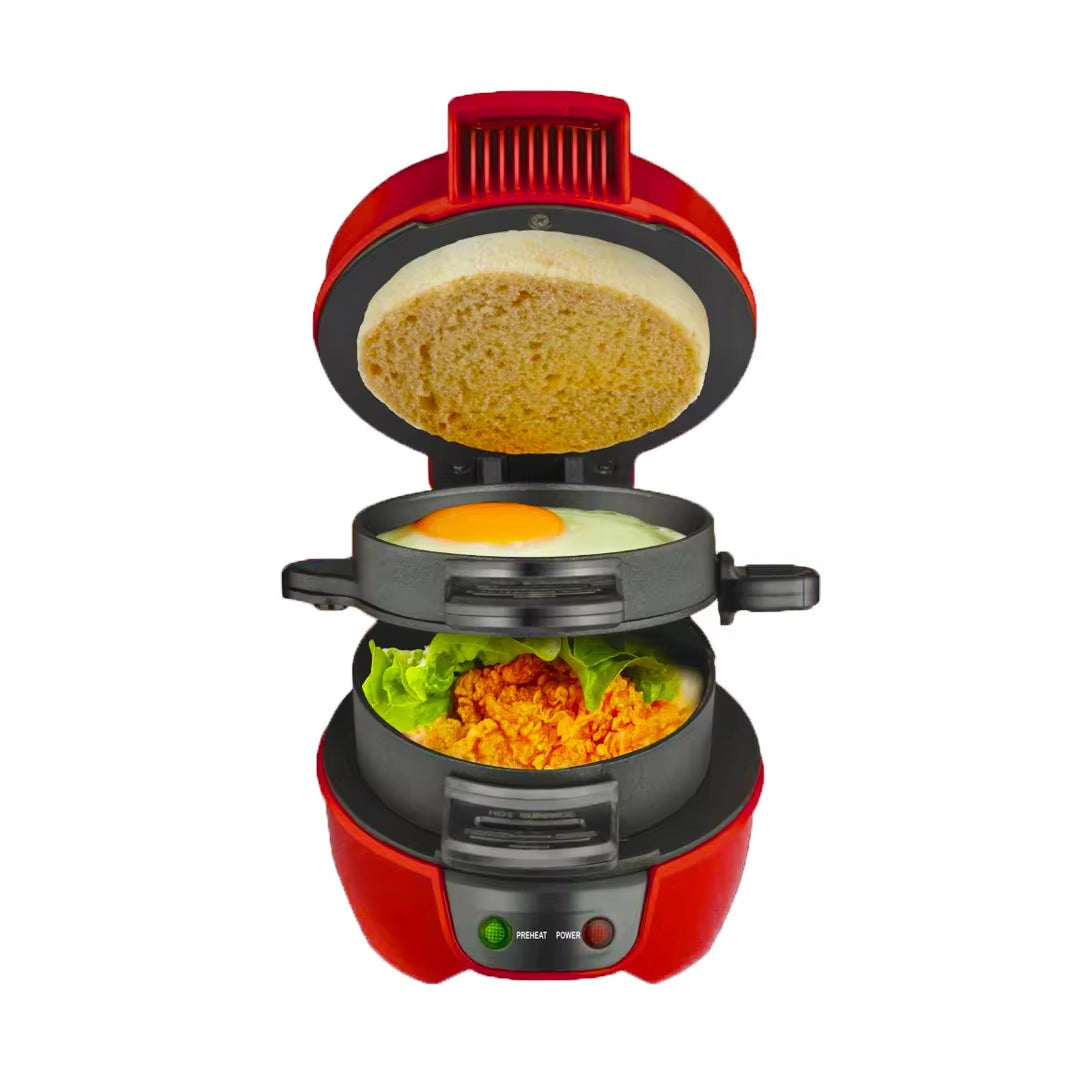 Non-Stick Hamburger Patty Maker for Burgers, Beef, and Omelettes
