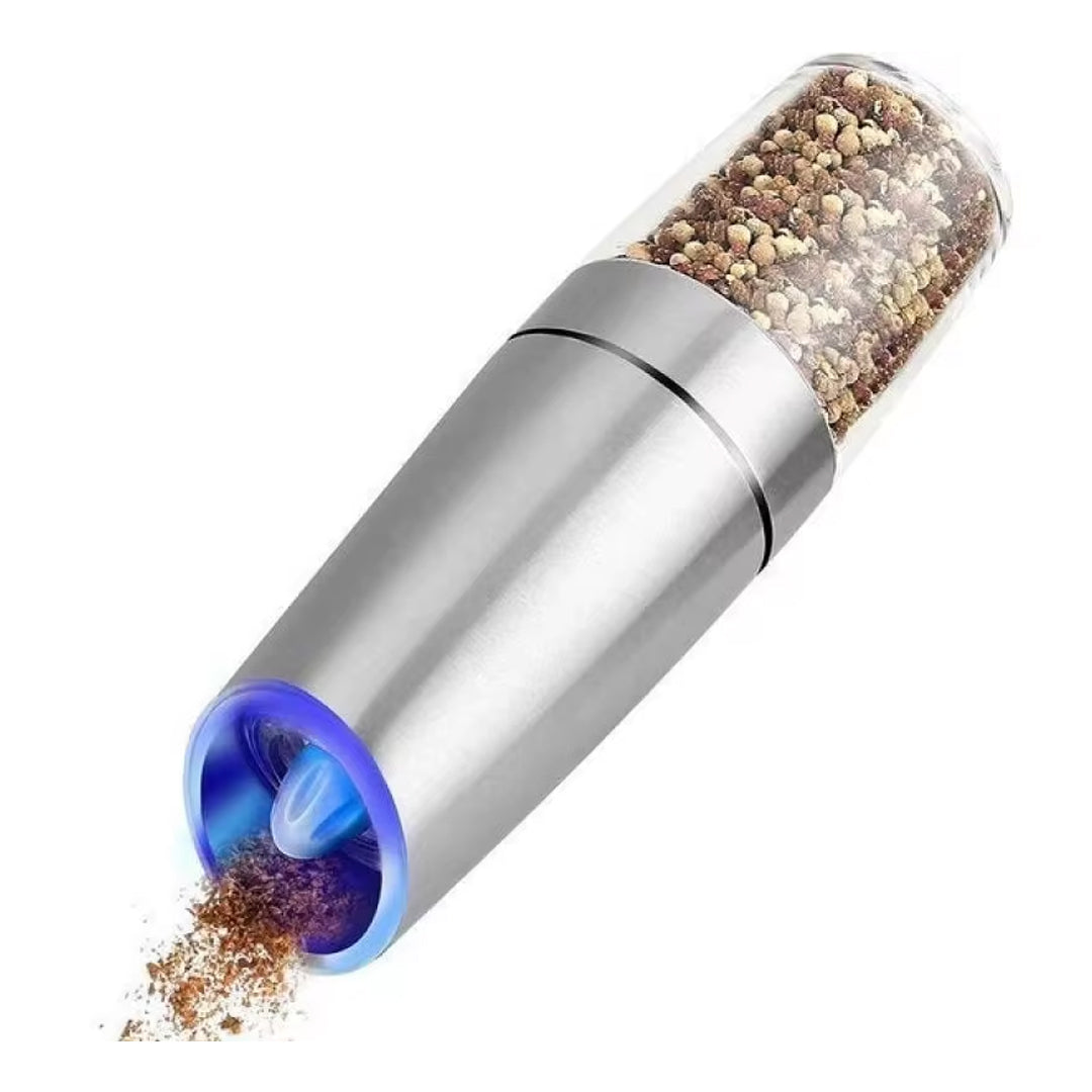 Premium Electric Salt and Pepper Grinder with Adjustable Coarseness and LED Light