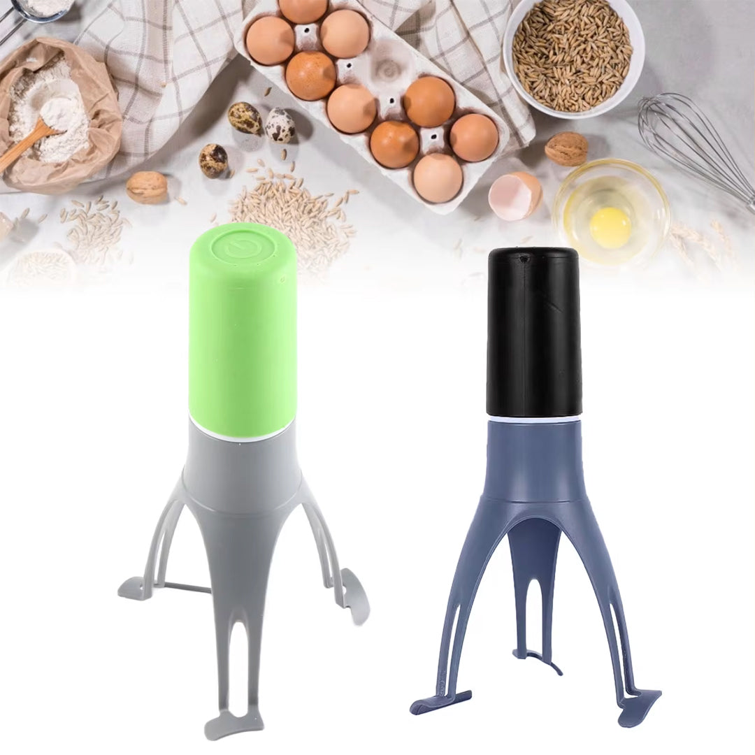 Automatic Handheld Egg Beater and Food Processor with Battery Power